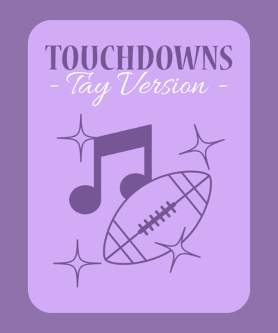 T-Shirt Design Generator Inspired by Taylor Swift and Travis Kelce Relationship 6084j-6157