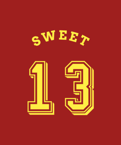SwiftKelce-Inspired T-Shirt Design Template Featuring a Football Theme