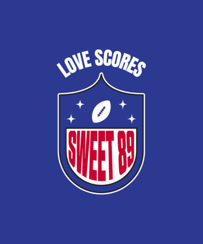 Sports-Themed T-Shirt Design Maker With Graphics Inspired by KelceSwift 5947l-6157