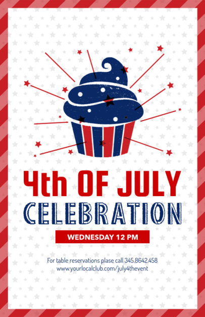 4th of July Flyer Maker 