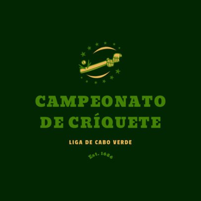 Online Logo Maker for an Amateur Cricket Championship