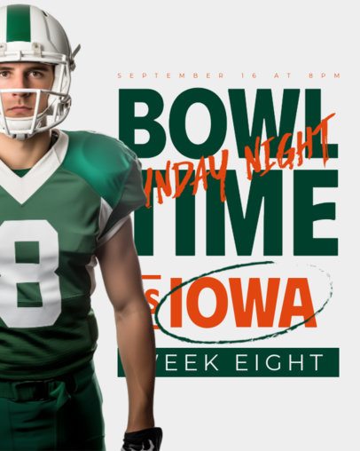 Instagram Post Template for Football Championship Match 