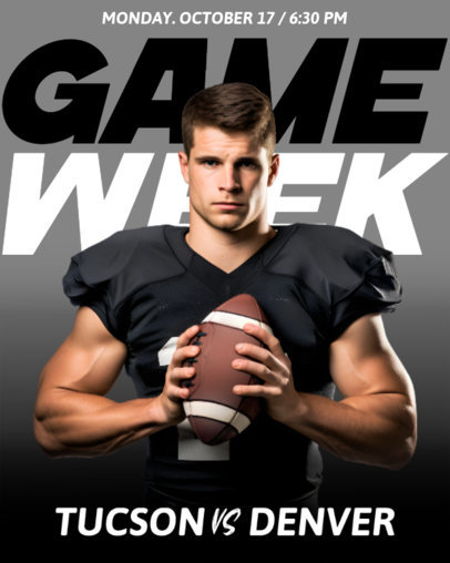 Instagram Post Creator Promoting a Special Football Games Week 