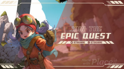 Twitch Screen Video Maker With a Dragon Quest-Inspired Theme 6536e 7595