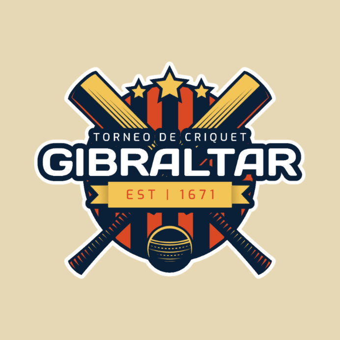Professional Logo Creator for a Cricket Tournament