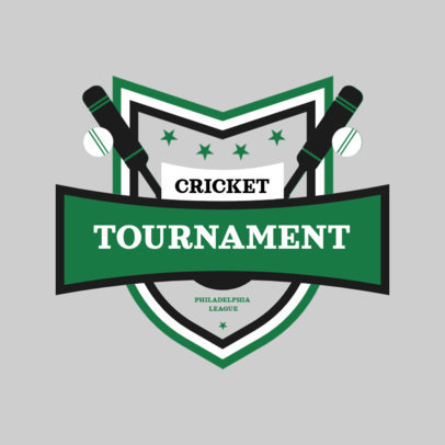 Logo Creator for a Cricket League Tournament