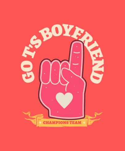 Trendy T-Shirt Design Generator Inspired KelceSwift Relationship