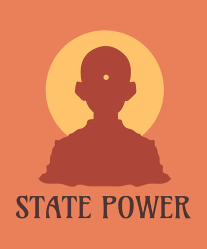 Aang-Inspired T-Shirt Design Creator With a Reference of The Last Airbender