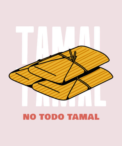 T-Shirt Design Template With a Festive Quote for Dia de la Candelaria