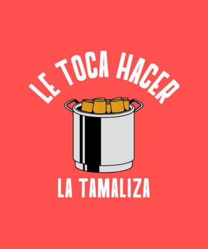 T-Shirt Design Generator Featuring a Dia de la Candelaria-Themed Illustration