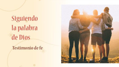 Christian Intro Video Template for a Faith Testimonies Channel 7496