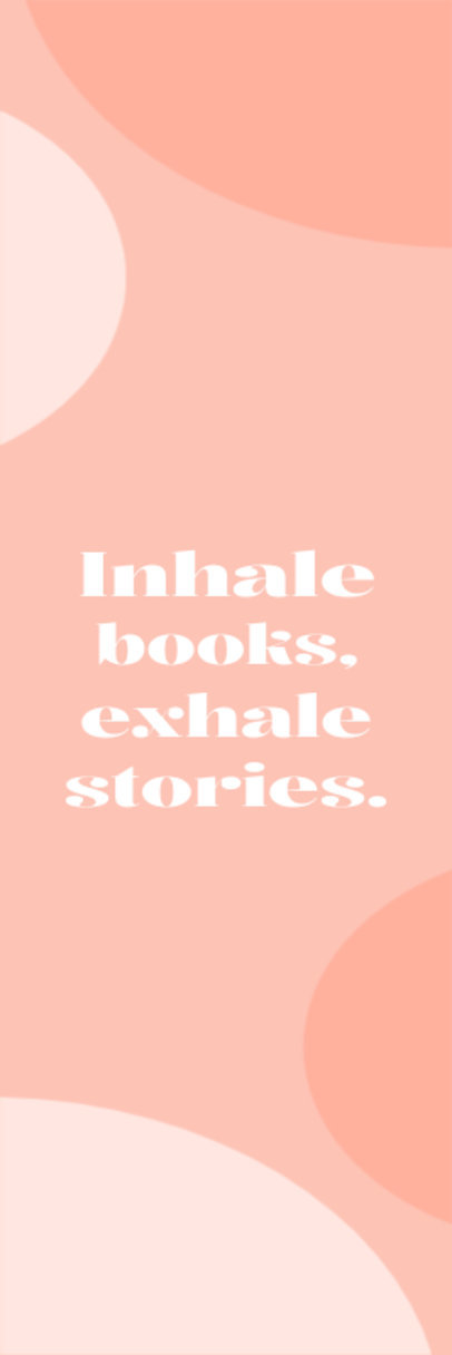 Bookmark Design Creator with an Illustrated Background and a Reading Quote 6174f