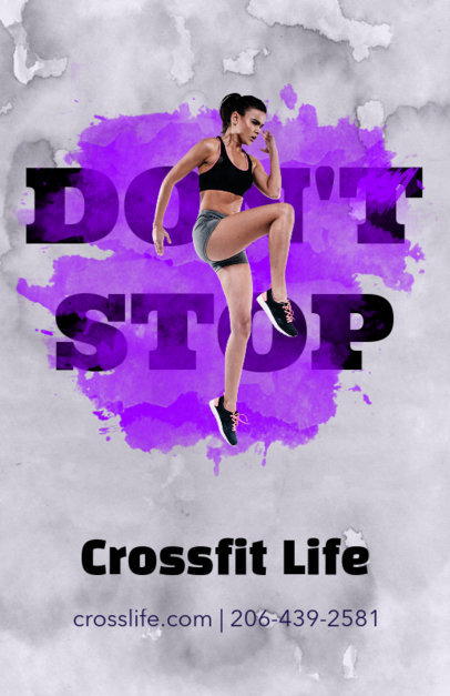 Colorful Flyer Maker for Crossfit Training Programs