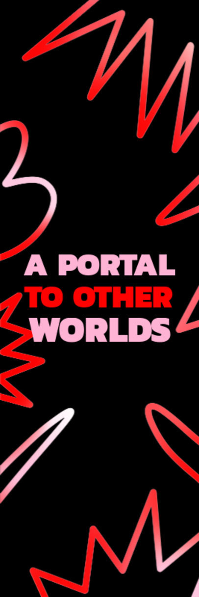 Bookmark Design Generator for World Book Day with Background Drawings 6174k