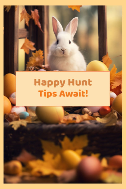 Easter-Themed Pinterest Pin Template Featuring Egg-Hunting Tips 6175a-6177