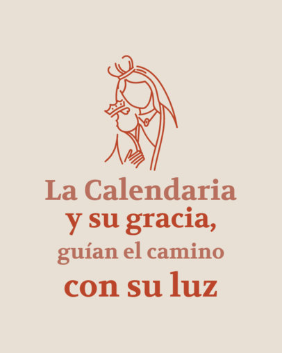 Instagram Post Creator Featuring a Small Prayer for the Virgin of Candelaria