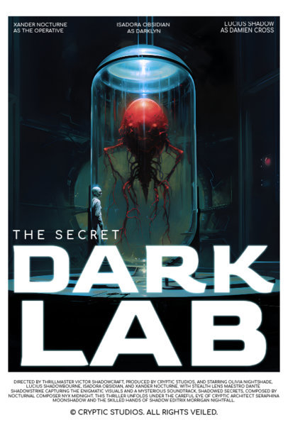 Alien Poster Design Generator for a Sci-Fi Film With a Retro-Styled Aesthetic