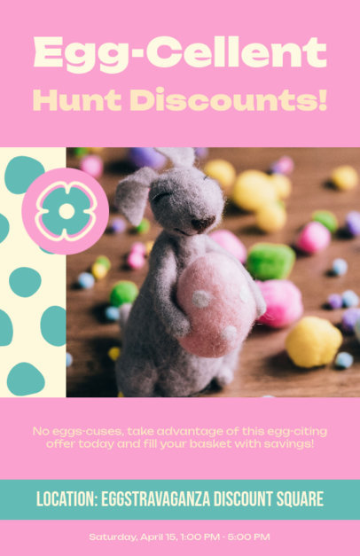 Flyer Design Maker to Promote Special Discounts for Easter Season