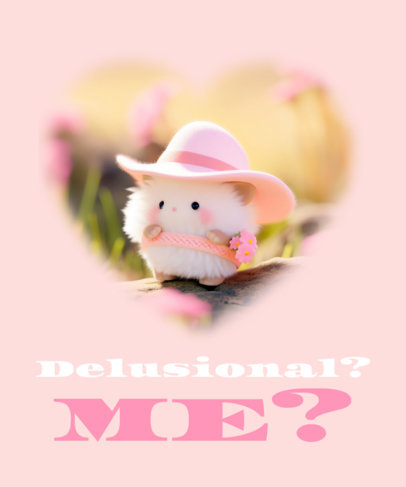 Quote T-Shirt Design Creator Inspired by Calico Critters Toys