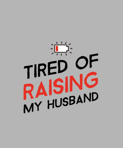 T-Shirt Design Maker Featuring an Ironic Quote With a Resolving Theme