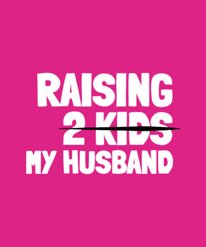 Meme T-Shirt Design Template Featuring a Raising a Manchild Theme 3248k-618