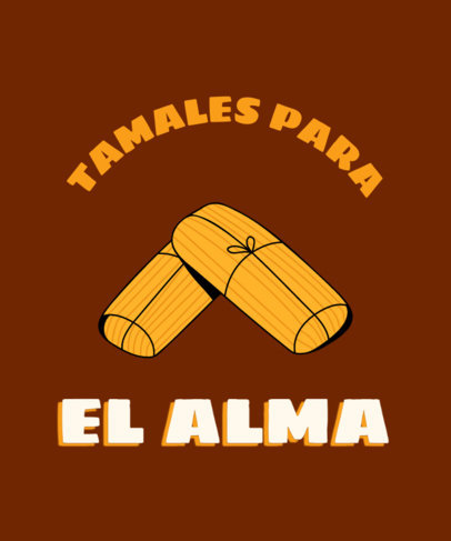 T-Shirt Design Maker Featuring Tamal Graphics for Dia de la Candelaria