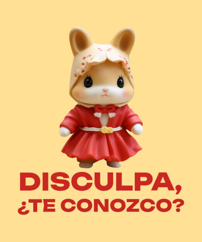 Kawaii T-Shirt Design Generator Inspired the Calico Critters Toys