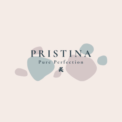 Online Logo Generator with Colorful Stains for a Beauty Clinic
