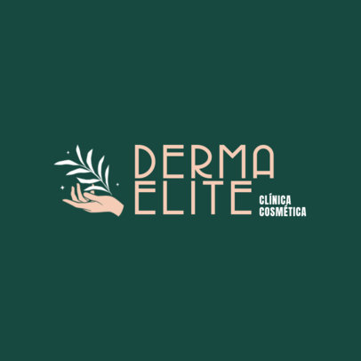 Logo Generator for a Cosmetic Clinic Featuring an Illustrated Hand 