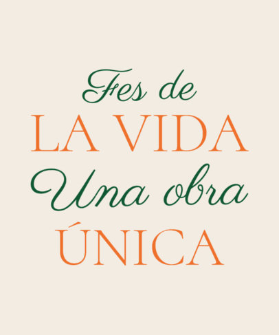 Spanish T-Shirt Design Creator With a Popular Catalan Phrase 3176k-6185