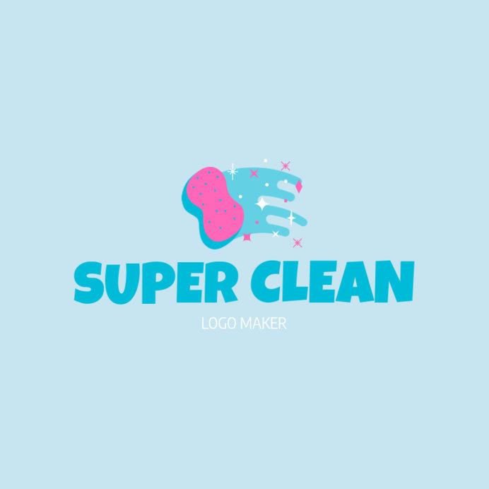 Placeit - Custom Logo Maker for Janitorial Services with Sponge Icon