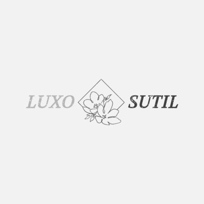 Luxurious Beauty Spa Logo Generator Featuring Illustrated Flowers