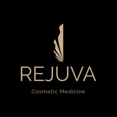 Cosmetic Medicine Logo Generator Featuring an Elegant Aesthetic