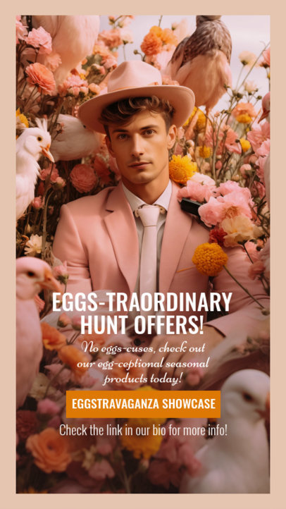 Special Promo Instagram Story Generator for Easter Offers 5933n-6178