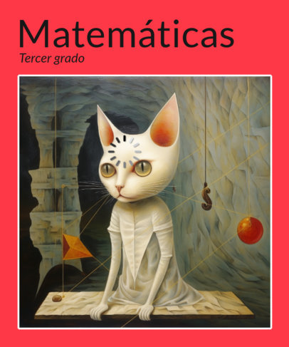 T-Shirt Design Creator Featuring a SEP Textbook-Inspired Theme and a Funny Cat 6307b