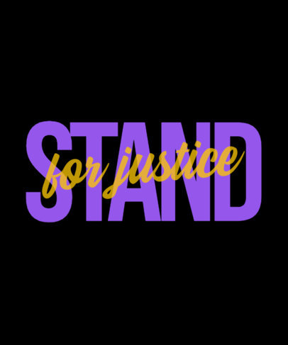 T-Shirt Design Maker with Colorful Text for Black History Month