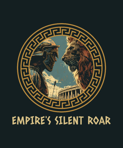 AI-Created T-Shirt Design Generator Inspired by the Roman Empire Meme