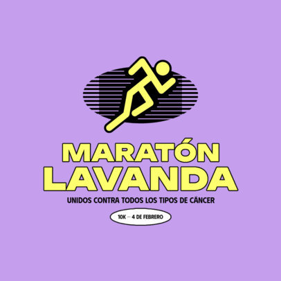 Logo Maker for a Running Marathon to Support Cancer Survivors