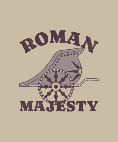 T-Shirt Design Maker Inspired by an Ancient Rome Meme 5484h-6205