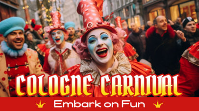 YouTube Thumbnail Creator for a Cologne Carnival-Themed Channel