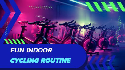 Intro Video Generator for an Indoor Cycling Workout Routine 7564