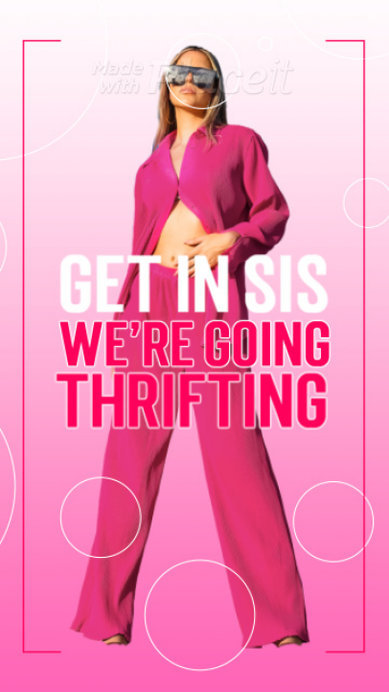 Instagram Story Video Maker Featuring a Quote Inspired by Mean Girls