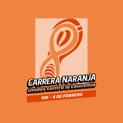 Leukemia Awareness Logo Creator for a 10K Running Event