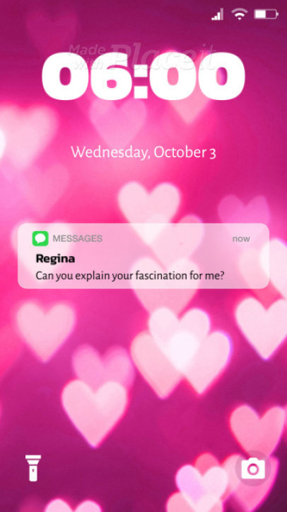 Instagram Story Video Maker Featuring a Mobile Layout Inspired by Mean Girls