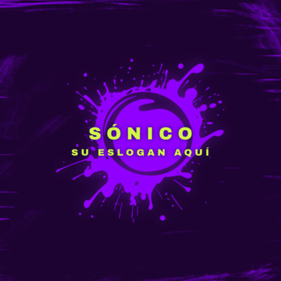 Abstract Logo Creator with a Splashing Graphic