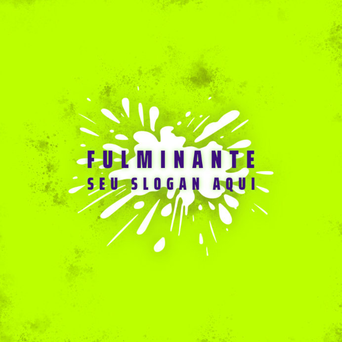 Abstract Logo Maker with a Title and a Slogan with a Splashing Stain