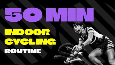 Fitness Intro Video Maker for an Indoor Cycling Routine