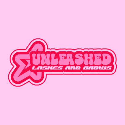 Logo Creator Featuring a Retro Style for a Beauty Salon