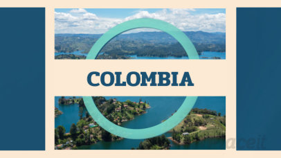Intro Video Creator With an Ad for a Trip to Colombia