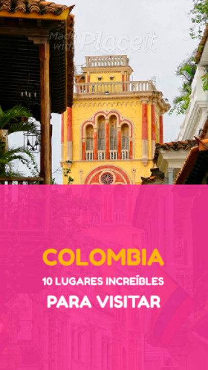 Instagram Story Video Maker to Promote the Top Ten Places to Visit in Colombia 209 7689